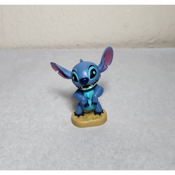 Disney Lilo & Stitch Cake Toppers Figures Lot Of 5 Pre-owned - Picture 6 of 7